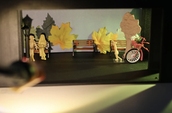 A Girl Waving At Her Friends In The Park 1 by Stephanie, age 7